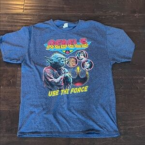 Vintage Star Wars Rebels Graphic T-Shirt use the force